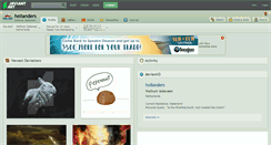 Desktop Screenshot of hollanders.deviantart.com