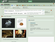 Tablet Screenshot of hollanders.deviantart.com