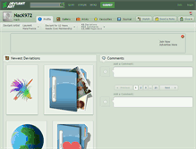Tablet Screenshot of nack972.deviantart.com