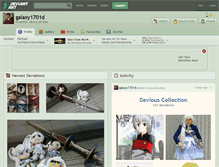 Tablet Screenshot of galaxy1701d.deviantart.com