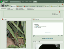 Tablet Screenshot of handes.deviantart.com
