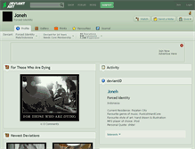 Tablet Screenshot of joneh.deviantart.com