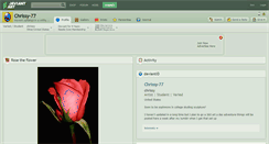 Desktop Screenshot of chrissy-77.deviantart.com