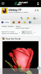 Mobile Screenshot of chrissy-77.deviantart.com