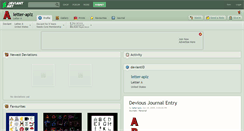 Desktop Screenshot of letter-aplz.deviantart.com