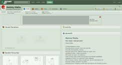 Desktop Screenshot of mommy-washu.deviantart.com