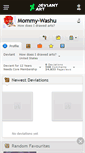 Mobile Screenshot of mommy-washu.deviantart.com