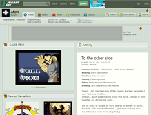 Tablet Screenshot of afofo.deviantart.com