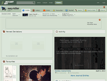 Tablet Screenshot of easy-killer.deviantart.com