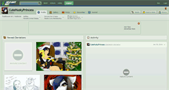Desktop Screenshot of cutehuskyprincess.deviantart.com