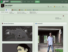 Tablet Screenshot of joe-4-kerr.deviantart.com