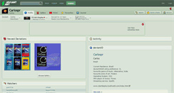 Desktop Screenshot of carlospr.deviantart.com