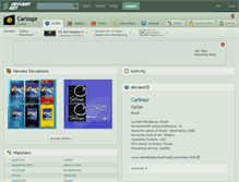 Tablet Screenshot of carlospr.deviantart.com