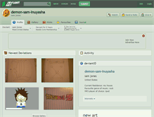 Tablet Screenshot of demon-sam-inuyasha.deviantart.com