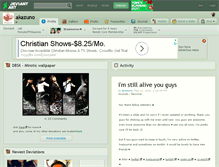 Tablet Screenshot of akazuno.deviantart.com