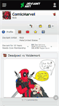 Mobile Screenshot of comicmarvel.deviantart.com