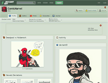Tablet Screenshot of comicmarvel.deviantart.com