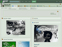 Tablet Screenshot of blankyxp.deviantart.com