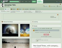 Tablet Screenshot of mornambar-totto.deviantart.com