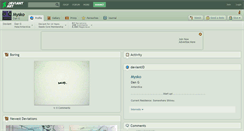 Desktop Screenshot of mysko.deviantart.com