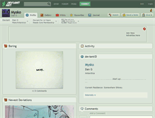 Tablet Screenshot of mysko.deviantart.com