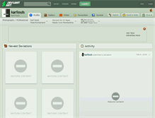 Tablet Screenshot of karllouis.deviantart.com