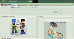 Desktop Screenshot of edd-x-marie.deviantart.com