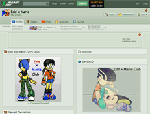 Tablet Screenshot of edd-x-marie.deviantart.com