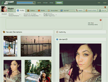 Tablet Screenshot of muov.deviantart.com