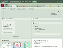 Tablet Screenshot of dlfa.deviantart.com