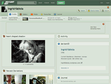 Tablet Screenshot of ingrid-fabiola.deviantart.com