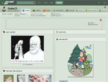 Tablet Screenshot of grabo23.deviantart.com