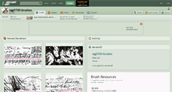 Desktop Screenshot of egg9700-brushes.deviantart.com