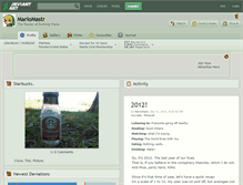 Tablet Screenshot of mariomastr.deviantart.com