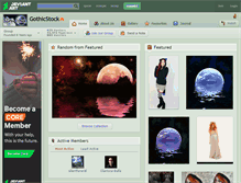 Tablet Screenshot of gothicstock.deviantart.com