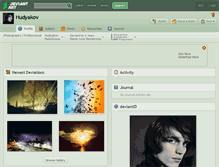 Tablet Screenshot of hudyakov.deviantart.com