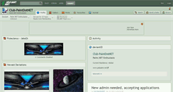 Desktop Screenshot of club-paintdotnet.deviantart.com