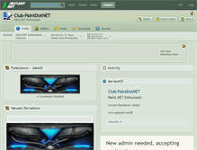 Tablet Screenshot of club-paintdotnet.deviantart.com