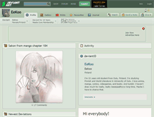 Tablet Screenshot of eekoo.deviantart.com