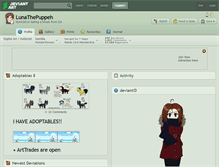Tablet Screenshot of lunathepuppeh.deviantart.com