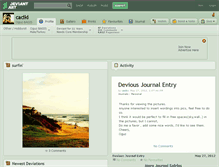 Tablet Screenshot of caciki.deviantart.com