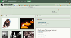 Desktop Screenshot of photo-challenge.deviantart.com