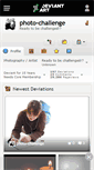 Mobile Screenshot of photo-challenge.deviantart.com