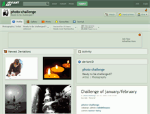 Tablet Screenshot of photo-challenge.deviantart.com