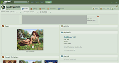 Desktop Screenshot of goldfinger100.deviantart.com