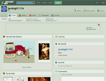 Tablet Screenshot of jacobsgirl1134.deviantart.com