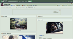 Desktop Screenshot of caligirl128.deviantart.com