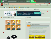 Tablet Screenshot of alerion19.deviantart.com