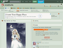 Tablet Screenshot of annaidhunita.deviantart.com