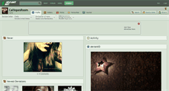 Desktop Screenshot of calliopesroom.deviantart.com